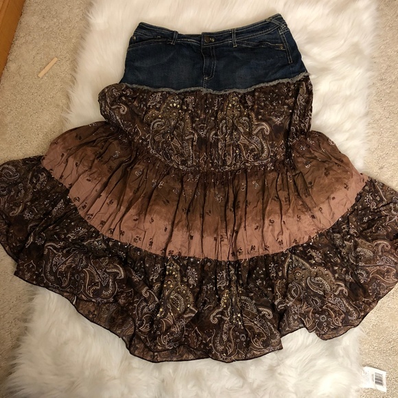 Ruff Hewn Dresses & Skirts - Ruff Hewn denim skirt 14